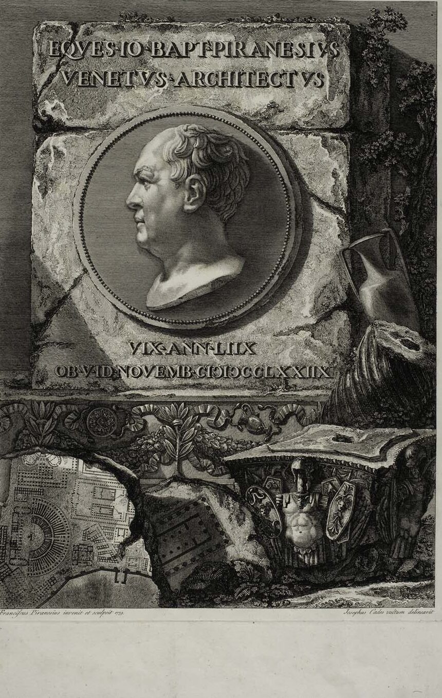 Las Artes de Piranesi. Arquitecto, grabador, anticuario, vedutista y diseñador