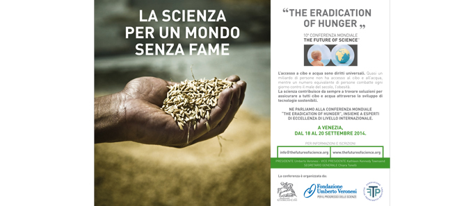 Decima Conferenza Mondiale ‘Il Futuro della Scienza’ Lo sradicamento della fame
