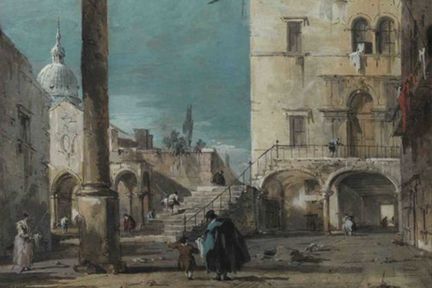 Ospite a Palazzo | “Il capriccio con campiello” di Francesco Guardi
