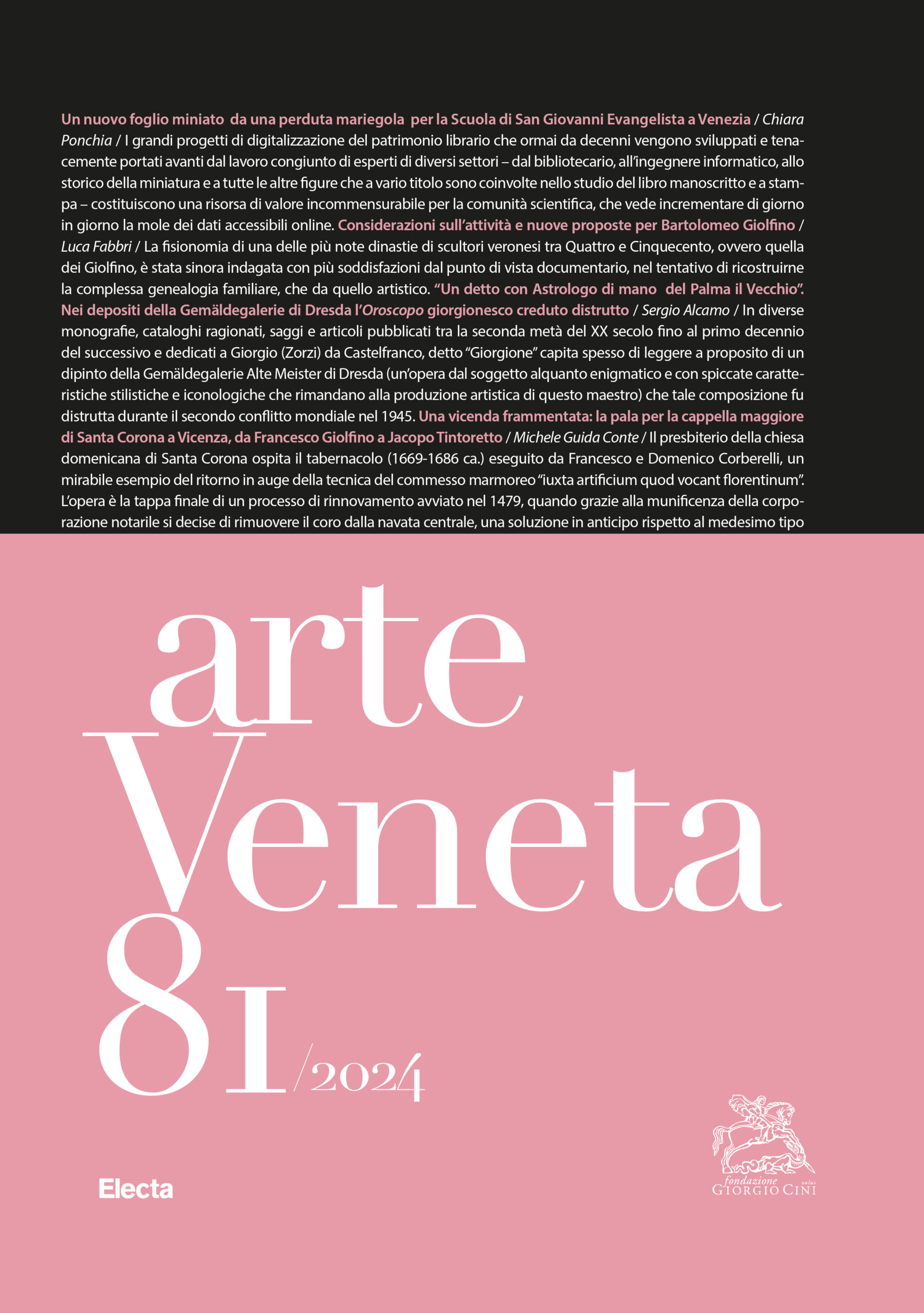 «Arte Veneta» 81